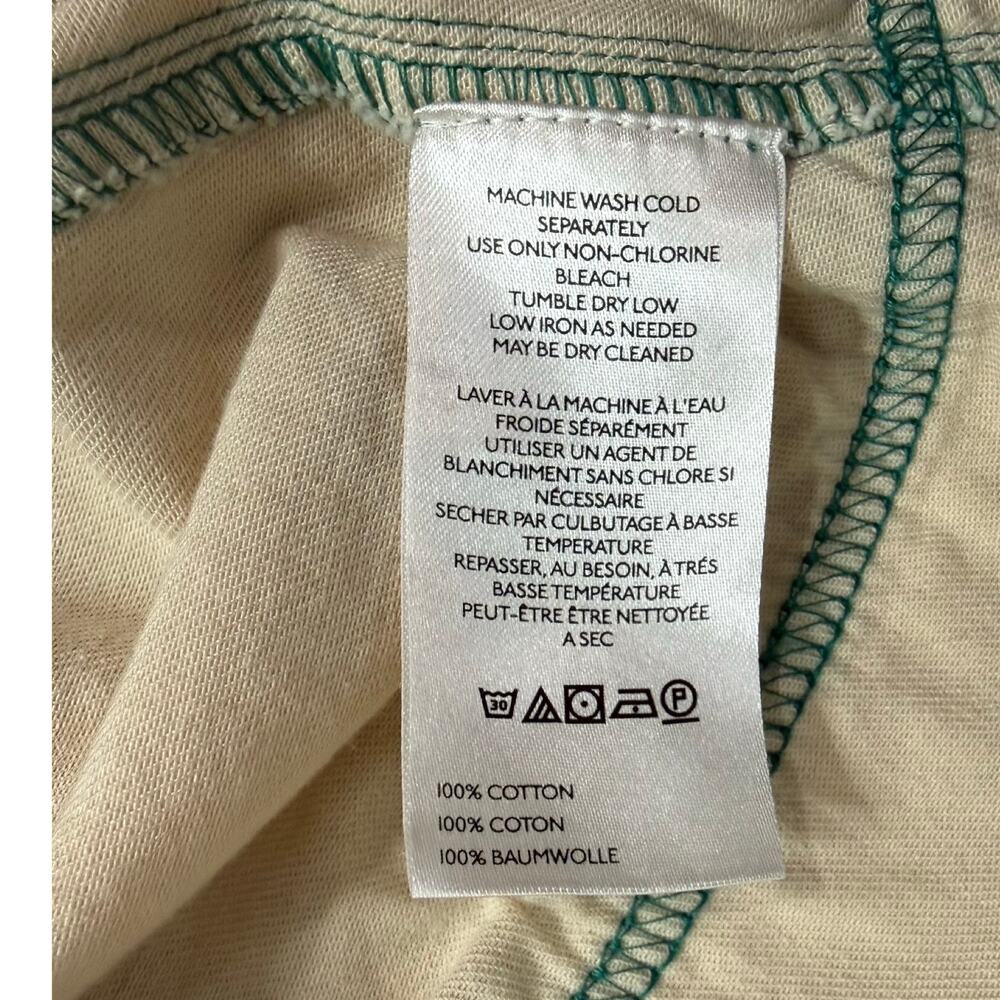 Anthropologie Pilcro Cream Green Zip Denim Mini Trapeze Dress size 1X NEW Tags - Picture 5 of 13